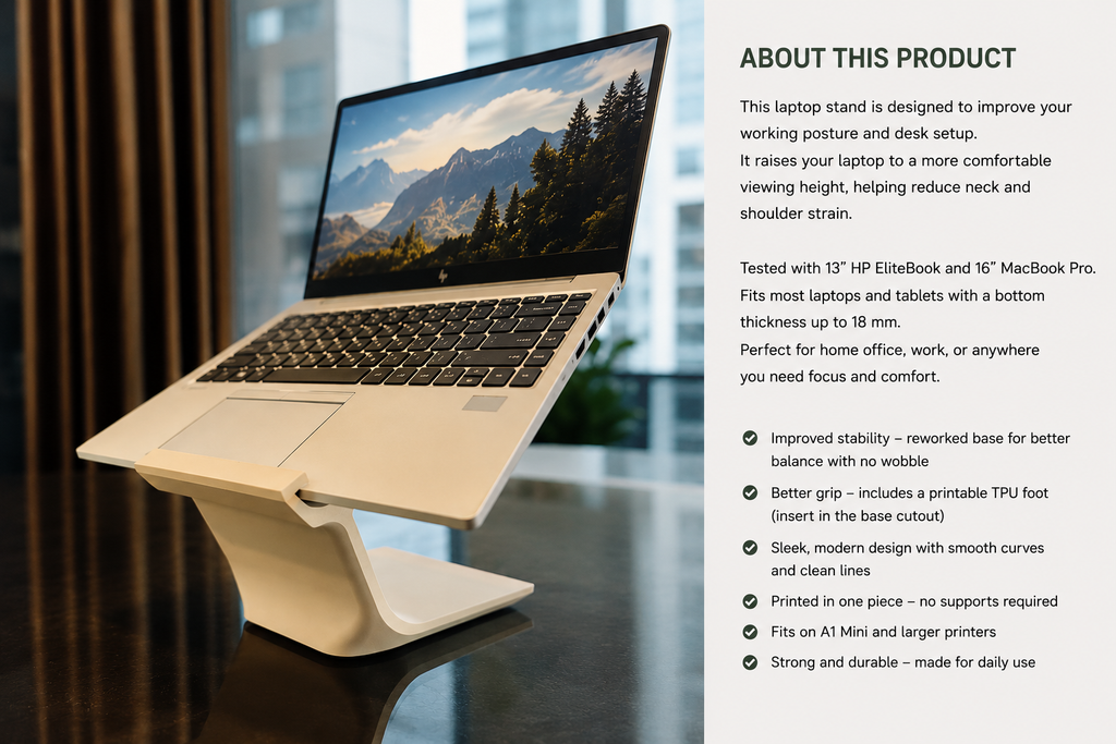 Ergonomic Laptop Stand